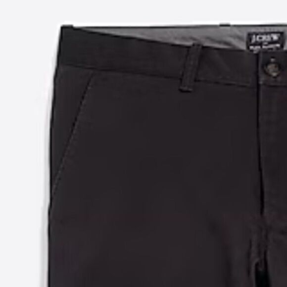 J. Crew Factory Straight-fit flex chino pant in black Size 31/32 NWT - Picture 5 of 14